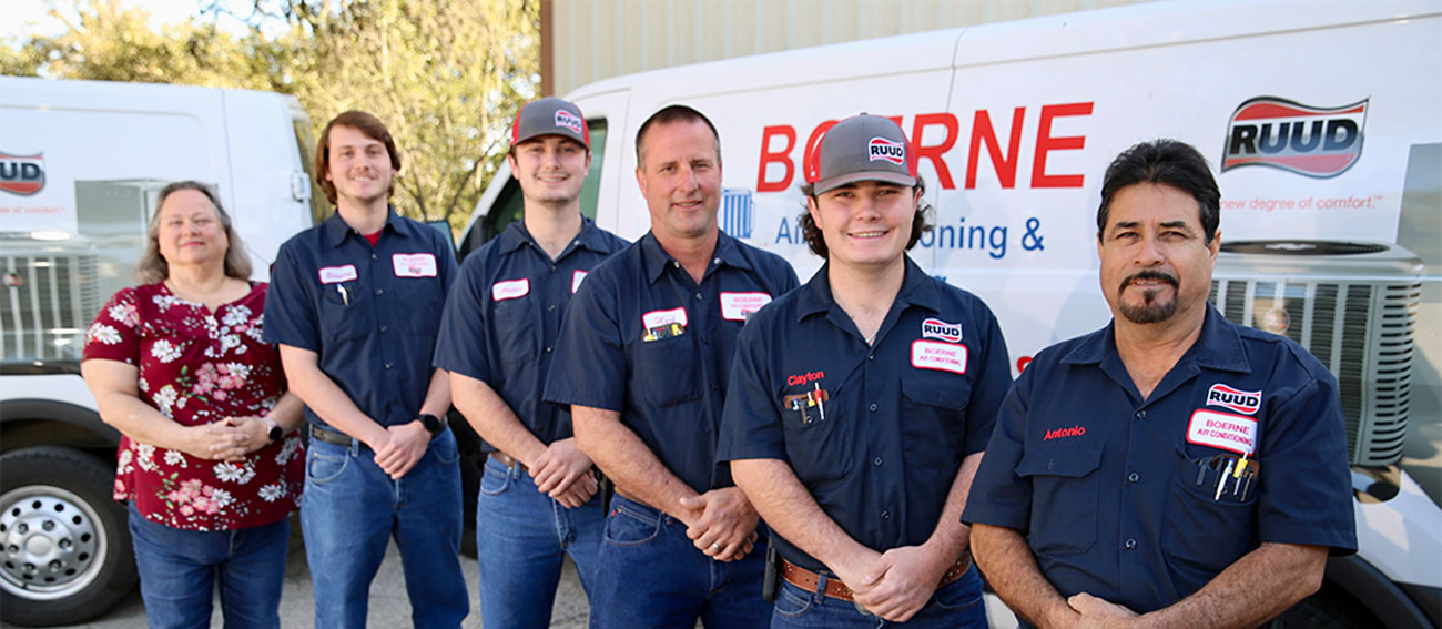 HVAC Technicians, Boerne Air Conditioning & Heating Team 2023, a Family